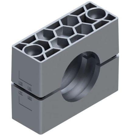 ParkerAluminium Hydraulic Pipe Clamp for 16 mm OD Tube, RCA116X