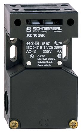 Schmersal AZ16 Safety Interlock Switch, Keyed, Fibreglass Reinforced Thermoplastic, Keyed