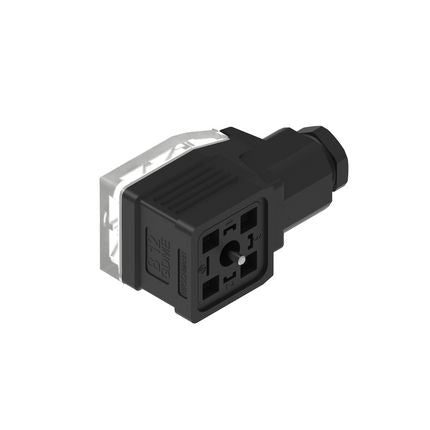 Hirschmann GDME DIN 43650 Solenoid Connector, 230V dc Voltage