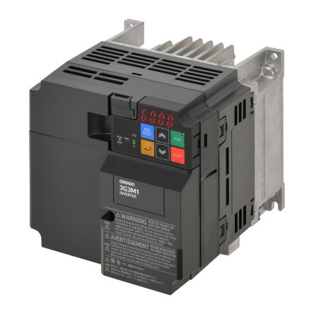 Omron Variable Speed Drive, 5.5 kW, 3 Phase, M1 Series 200V ac 19.6 A