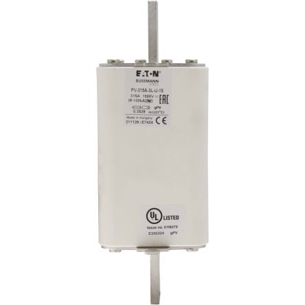 Eaton 315A Tag Fuse 3L 1500V, 205 mm