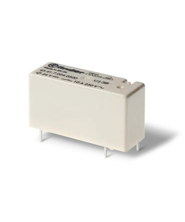 Finder PCB Power Relay, 12V dc Coil, 10A Switching Current, SPDT