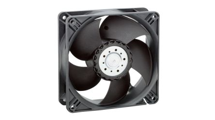 ebm-papst 4000 Series Axial Fan, 24V dc, 240 m³/h, 8.2 W, 330 mA Max 119 mm 119mm 38 mm