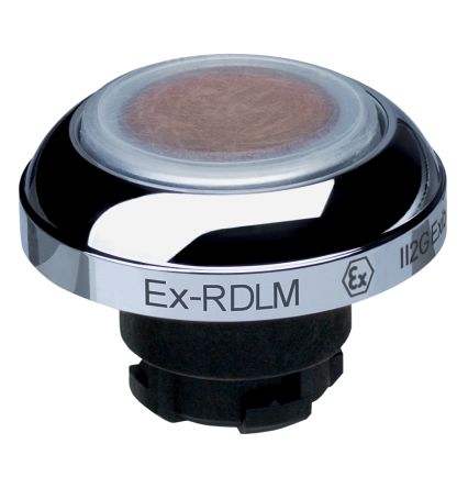 Schmersal EX-RDL Series Orange Momentary Push Button Head, 22.3 mm Cutout, IECEx