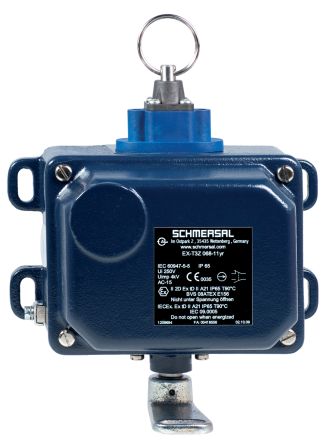 Schmersal EX-T3Z Rope Pull Switch, Dual Direction, 1 NO/1 NC