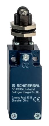 Schmersal EX-Z Series Roller Plunger Actuator, IP67, Die Cast Zinc Housing, 230V ac, 4A