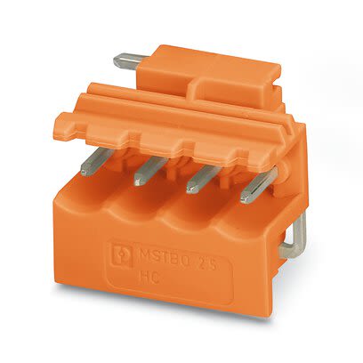 Phoenix Contact MSTBO Series Wave Soldering Mount PCB Header, 3 Contact(s), 5 mm Pitch, 1 Row, Shrouded
