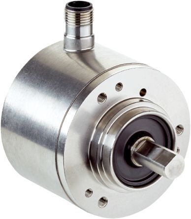 SICK DFS60I Series Incremental Incremental Encoder 32V, 1024 ppr ppr, Push Pull, HTL Signal, Solid Shaft Type, 8 mm