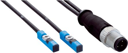 SICK Cable with Connector M12 Pneumatic Cylinder Sensor, IP68 30V dc, MZT8 LED Indicator