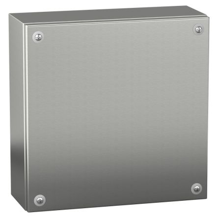 Schneider Electric PanelSeT SBX Series Stainless Steel Wall Box, IP66, 200 mm x 200 mm x 80 mm