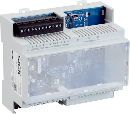 SICK SRA3 Series FMCW Radar Non-Contact Safety Switch, Plastic Housing, 24V dc, Micro USB