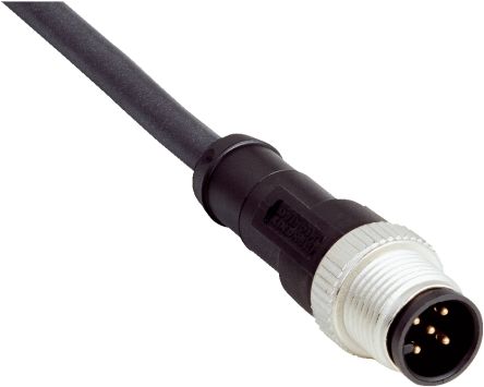 SICK Male 5 way M12, Straight to Unterminated Free Cable End Connector Cable, 10 m