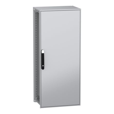 Schneider Electric PanelSeT SFN Series Galvanised Steel 1-Door Floor Standing Enclosure, Plain Door, IP55 400 mm, 600 mm