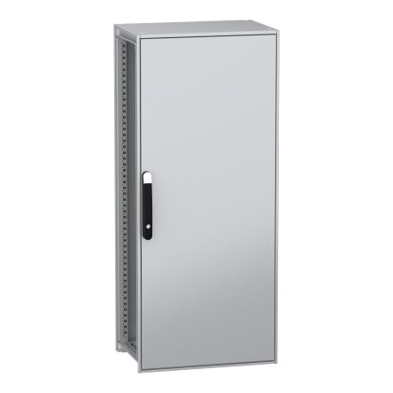 Schneider Electric PanelSeT SFN Series Galvanised Steel 1-Door Floor Standing Enclosure, Plain Door, IP55 400 mm, 600 mm