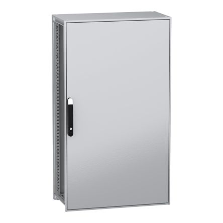 Schneider Electric PanelSeT SFN Series Galvanised Steel 1-Door Floor Standing Enclosure, Plain Door, IP55 400 mm, 800 mm