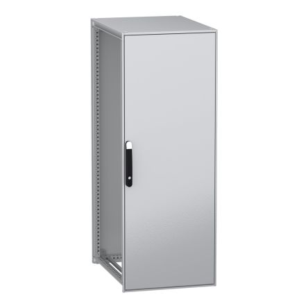 Schneider Electric PanelSeT SFN Series Galvanised Steel 1-Door Floor Standing Enclosure, Plain Door, IP55 800 mm, 600 mm