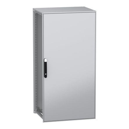 Schneider Electric PanelSeT SFN Series Galvanised Steel 1-Door Floor Standing Enclosure, Plain Door, IP55 600 mm, 800 mm