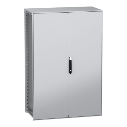Schneider Electric PanelSeT SFN Series Galvanised Steel 2-Door Floor Standing Enclosure, Plain Door, IP55 600 mm, 1200