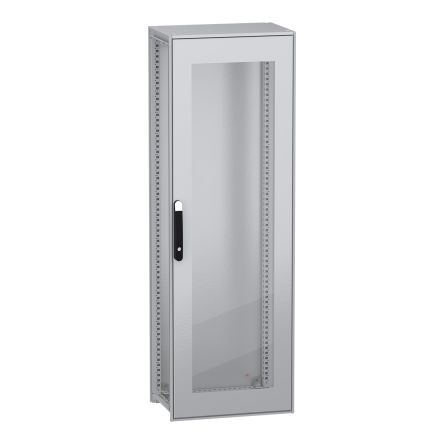 Schneider Electric PanelSeT SFN Series Galvanised Steel 1-Door Floor Standing Enclosure, Single Door Door, IP55 400 mm,