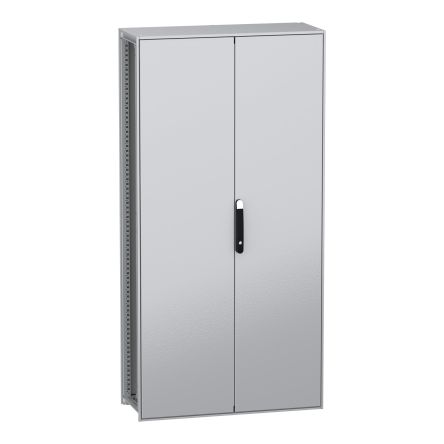 Schneider Electric PanelSeT SFN Series Galvanised Steel 2-Door Floor Standing Enclosure, Plain Door, IP55 400 mm, 1000
