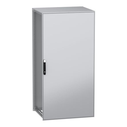 Schneider Electric PanelSeT SFN Series Galvanised Steel 1-Door Floor Standing Enclosure, Plain Door, IP55 800 mm, 1000