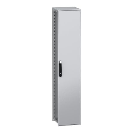 Schneider Electric PanelSeT SFN Series Galvanised Steel 1-Door Floor Standing Enclosure, Plain Door, IP55 400 mm, 400 mm