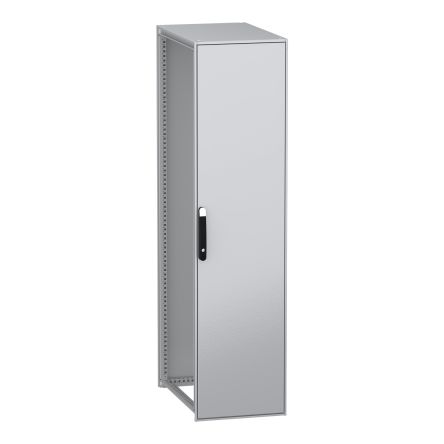 Schneider Electric PanelSeT SFN Series Galvanised Steel 1-Door Floor Standing Enclosure, Plain Door, IP55 800 mm, 500 mm