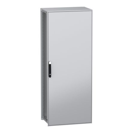Schneider Electric PanelSeT SFN Series Galvanised Steel 1-Door Floor Standing Enclosure, Plain Door, IP55 500 mm, 800 mm