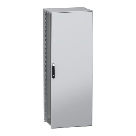 Schneider Electric PanelSeT SFN Series Galvanised Steel 1-Door Floor Standing Enclosure, Plain Door, IP55 600 mm, 800 mm