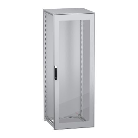 Schneider Electric PanelSeT SFN Series Galvanised Steel 1-Door Floor Standing Enclosure, Single Door Door, IP55 800 mm,