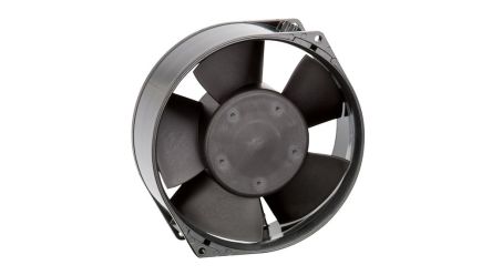 ebm-papst 7000 Series Axial Fan, 24V dc, 345 m³/h, 22 W, 615 mA Max 150 mm 150mm 55 mm