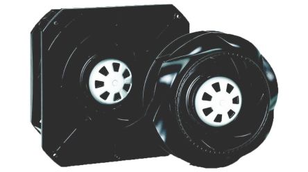 ebm-papst RadiCal Series Centrifugal Centrifugal Fan, 230V, 160 m³/h, AC Operation 165 mm x 165mm x 70 mm