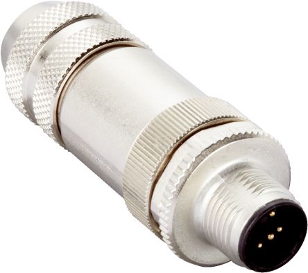 SICK Circular Connector, 4 Contacts, Cable, M12 Connector, Plug, Male, IP67, STE Series