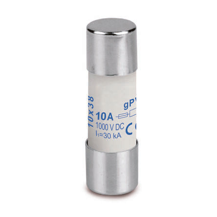 Weidmüller 10A GPV Ceramic Cartridge Fuse, 10 x 38 mm