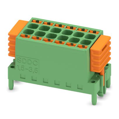 Phoenix Contact SDDC Series PCB Terminal Block, 12-Contact, 3.5 mm Pitch, 2 Row