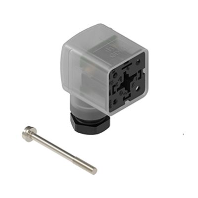 Hirschmann GDM 3P DIN 43650 Solenoid Connector Female, 230V ac/dc Voltage