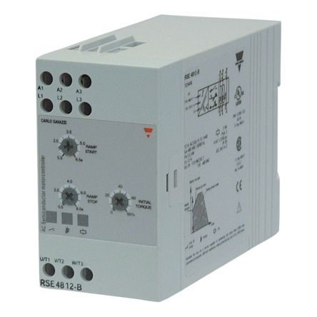 Carlo Gavazzi RSE Motor Starter, Soft Start, 400V ac, 1.5 kW, 3 Phase, IP20