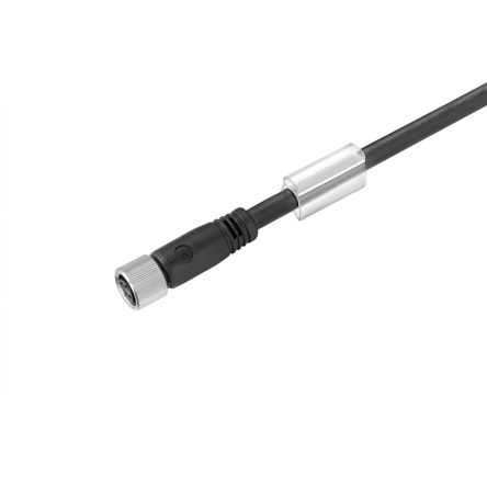 Weidmüller Female 4 way Straight to Unterminated Unterminated Actuator/Sensor Cable, 10 m