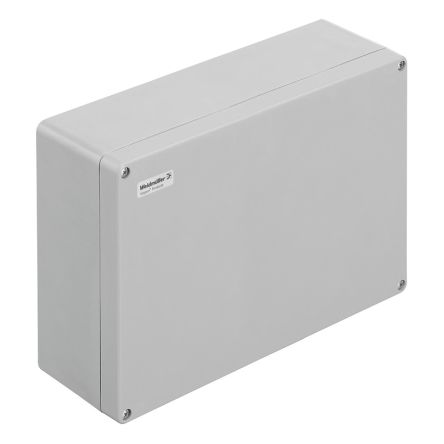 Weidmüller Klippon POK Series Grey Fibreglass Reinforced Polyester Enclosure, IP66 250 mm, 400 mm, 120 mm