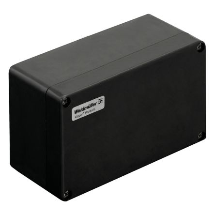 Weidmüller Klippon POK Series Black Fibreglass Reinforced Polyester Enclosure, IP66 120 mm, 220 mm, 90 mm