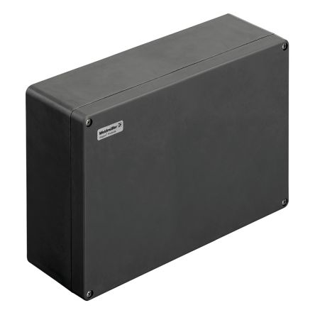 Weidmüller Klippon POK Series Black Fibreglass Reinforced Polyester Enclosure, IP66 250 mm, 400 mm, 120 mm