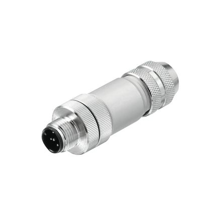 Weidmüller Connector, 5 Contacts, Screw, M12 Connector, Plug, Socket, Male/Female, IP67, SAIS Series