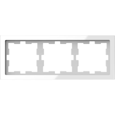 Schneider Electric White, 3 Gang, D-Life