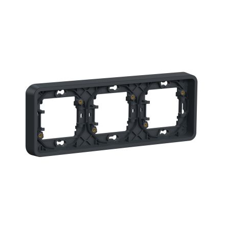 Schneider Electric Mureva Styl Grey 3 Gang Plug Socket Indoor & Outdoor