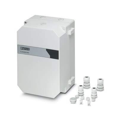 Phoenix Contact FL RUGGED BOX Series Grey Polycarbonate Junction Box, IP66, 137 mm, 174mm 254 mm