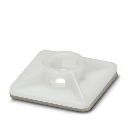 Phoenix Contact Transparent Cable Tie Mount 4 mm x 19mm x 19 mm