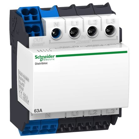 Schneider Electric Distribution Block, 440V, 63A