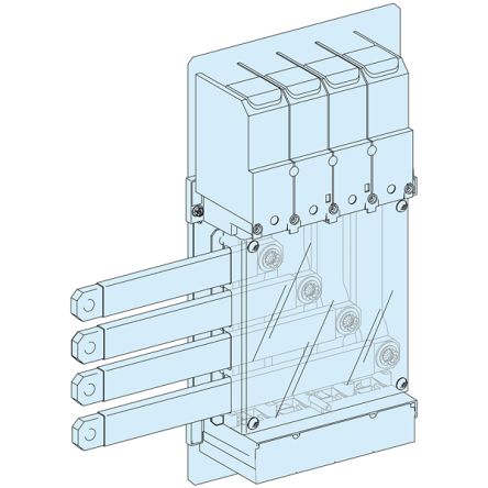 Schneider Electric PrismaSeT G Series Mounting Block for Use with PrismaSeT PrismaSeT G Enclosure