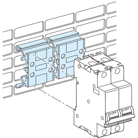 Schneider Electric PrismaSeT G Series Rail for Use with PrismaSeT, PrismaSeT G Rail, PrismaSeT P Cubicle 10 mm x 27mm