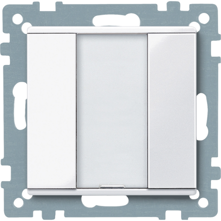 Schneider Electric White Push Button, 1 Gang, MTN